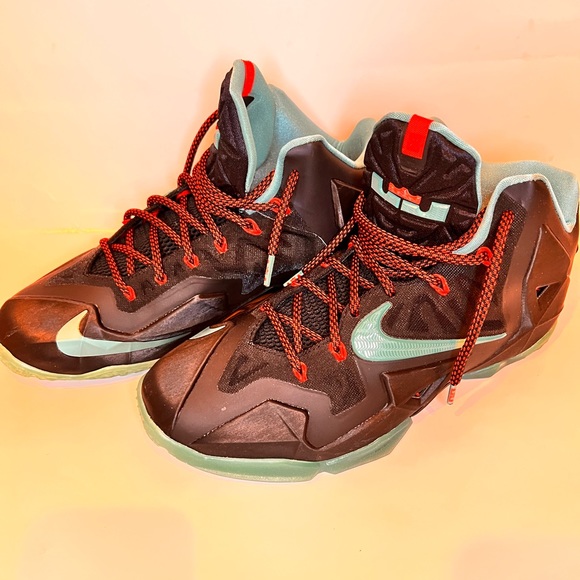 lebron 11 crimson red
